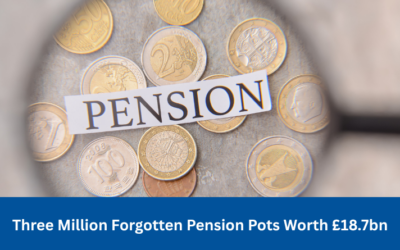 Three Million Forgotten Pension Pots Worth £18.7bn